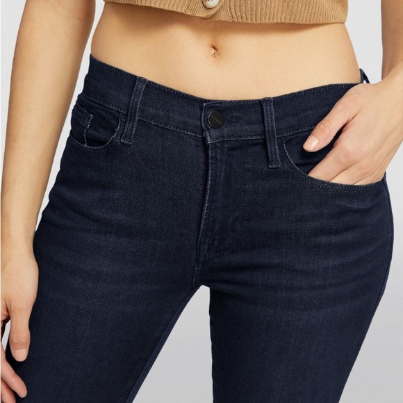 Frame le skinny de Jeanne crop indigo denim - Picture 5 of 11